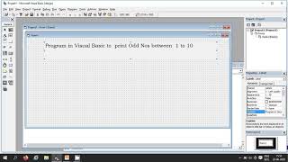 Displaying ODD Numbers using For Loop
