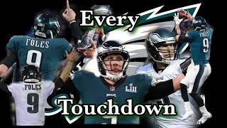 Nick Foles Every Touchdown with the Eagles (2012-2019) Highlights