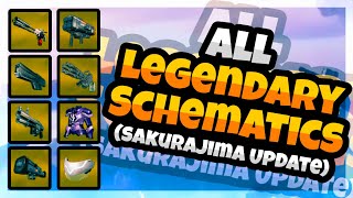 PALWORLD ALL LEGENDARY SCHEMATICS (Sakurajima Update)