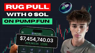 How To Rug Pull With 0 SOL On Pump.Fun (QUICK METHOD)