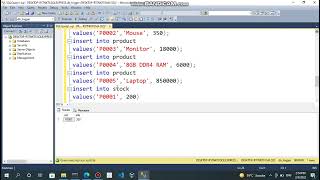 insert into tableName values