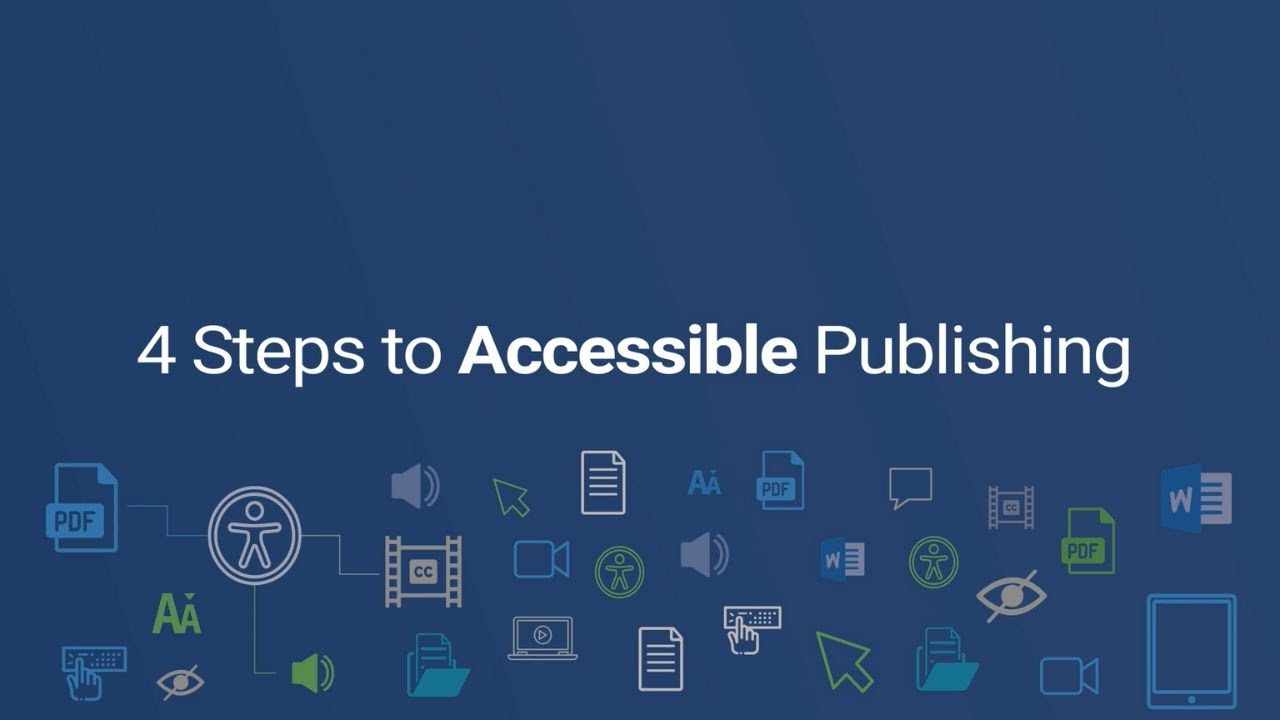 Four Steps To Accessible Publishing| Document Accessibility | ADA, WCAG ...