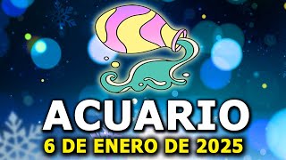 🤑𝐃𝐄 𝐋𝐀 𝐃𝐄𝐂𝐄𝐏𝐂𝐈Ó𝐍 𝐀 𝐋𝐀 𝐂𝐄𝐋𝐄𝐁𝐑𝐀𝐂𝐈Ó𝐍🎉Acuario♒Horoscopo de hoy  6 de Enero de 2025 |Tarot