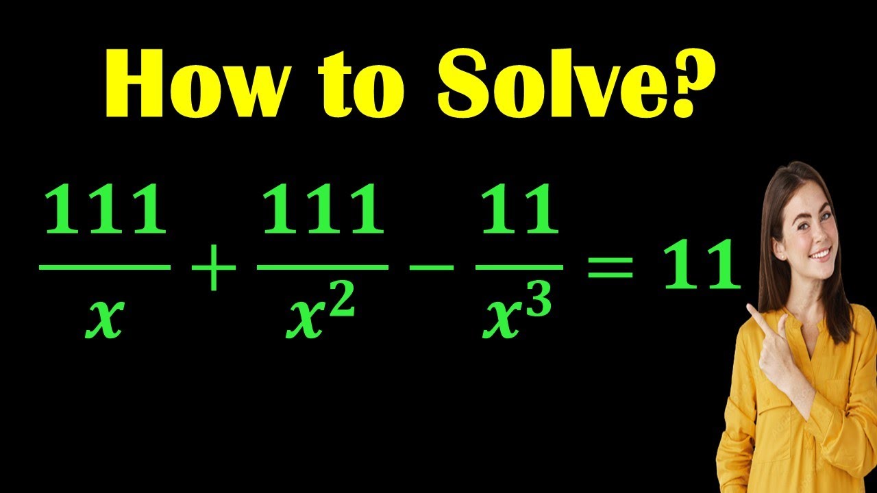 Maths Olympiad Problem| You Should Solve This Trick| A Nice Algebraic ...