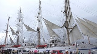 日本丸セイルドリル 下関港 2015.11.14