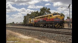 B75 and T386 shunt AFGF and CQIY flats at Bendigo North Workshops- 6/3/19