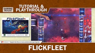 Flick Fleet - Tutorial and Playthrough with Gaming Rules!