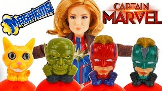 Captain Marvel Movie Mashems Toys Surprise Ball Squishies Collection