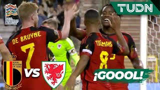 ¡GOLAZO! Batshuayi solo lo empuja | Bélgica 2-0 Gales | UEFA Nations League 2022 | TUDN