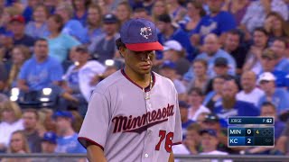 MIN@KC: Jorge, Sano team up to turn 1-5-3 DP