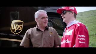 Funny UPS commercial with Sebastian Vettel \u0026 Kimi Raikkonen