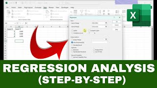 How to Run a REGRESSION ANALYSIS in Excel (Step-by-Step Tutorial)