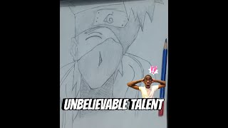 "Unbelievable Talent ! 10 - Year - Old's Jaw Dropping Sketch of Kakashi Will Leave You Speechless"