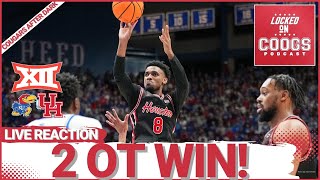 LIVE REACTION: Instant Postgame Analysis on #7 Houston Cougars at #12 Kansas Jayhawks in Phog Allen