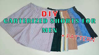 Simple and Profitable DIY Garterized Short for men // How to Make a Short Pattern