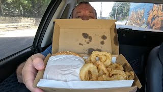 Brekky Roll \u0026 Onion Rings From Cattlefish Katoomba