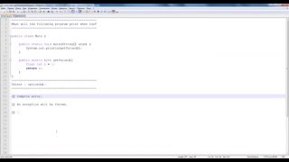 OCA Java SE 8 Programmer I. Using Operators and Decision Constructs. Training 8