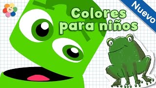 Canción de Crayones de color para Niños- Verde | Aprende colores con rimas y caricaturas para Niños