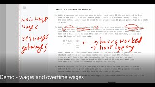 JAVA - Lesson #36 - Wages and Overtime Wages