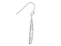 silver filigree teardrop earrings