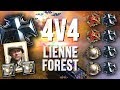 52 GOLIATHS: 1 GAME 💥 [4v4] [OKW] [Lienne Forest] — Full Match of Company of Heroes 2