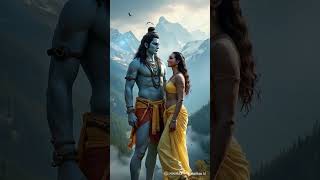 Divine Serenity | Lord Shiva \u0026 Goddess Parvati 3D Animation 🌸 | Peaceful \u0026 Majestic Scene #shots