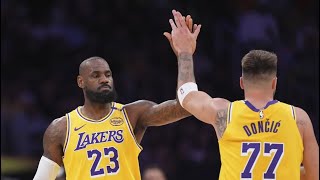 LEBRON IS CARRYING LUKA BECAUSE HE’S NO LONGER FEELING THE PRESSURE TO CARRY THE LAKERS