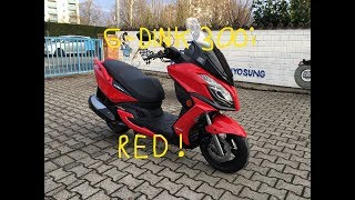 Kymco G-Dink 300i ABS 2018 - Gloss Red, Walkaround, Details