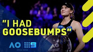 Elena Rybakina’s classy runner up speech - 2023 Australian Open Women’s Final | Wide World of Sports