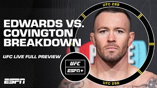 UFC Live’s FULL PREVIEW of UFC 296: Leon Edwards vs. Colby Covington | ESPN MMA