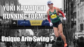 YUKI KAWAUCHI ARM SWING: 2018 BOSTON MARATHON CHAMPION!  | Sage Running Form Technique Analysis