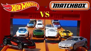 Hot Wheels vs Matchbox Showdown Tournament Battle Race