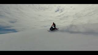 Snowmachining in Whittier, AK, 4.27.24