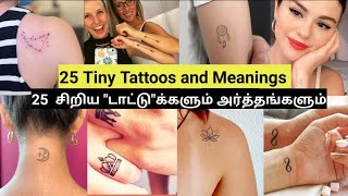 "25 tiny tattoos and meanings" #trending #tattoo #tattooidea