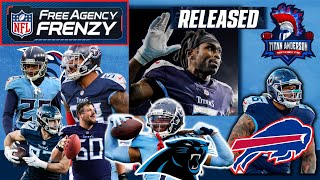 NFL Free Agency FRENZY! | JULIO JONES RELEASED! Tennessee Titans