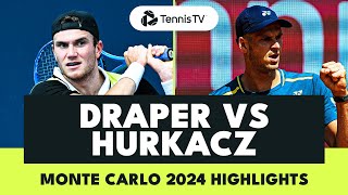 Jack Draper vs Hubert Hurkacz Match Highlights | Monte Carlo 2024