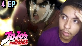 O novo poder de jojo😯/react do episódio 4 de jojo bizarre adiventure.