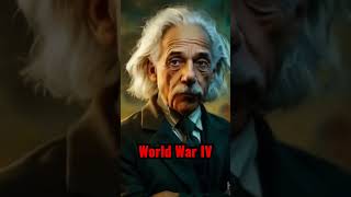 Einstein's Prediction: The Weapons of World War IV #war #quotes #alberteinstein #shorts #motivation