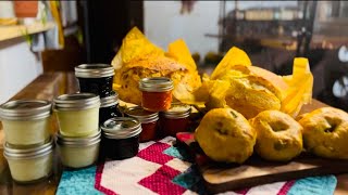 Homemade Holiday/ Amish drawing salve/ pain salve/ Tallow butter/Cheddar jalapeño sourdough!