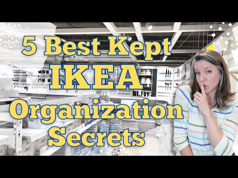 Best-kept IKEA organization secrets || Craft room organization