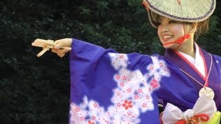 十人十彩 ～ 明治神宮奉納 原宿表参道元氣祭 スーパーよさこい2013　夏祭り　Dance Japan