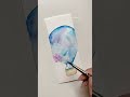 Easy Bookmark Idea✨ Watercolour Painting | QuinnsArte | #art #shorts #watercolor