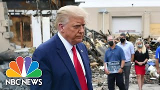 Trump’s Visit To Kenosha Draws Mixed Reaction From Residents | NBC Nightly News