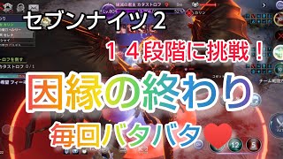 【セナ２】セブンナイツ２　因縁の終わり14段階に挑戦！毎回バタバタしてるうちに終わるw