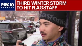 Winter weather lingers in Flagstaff | FOX 10 Phoenix