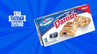 Degustacja Hostess Danish Blueberry Cheese | przekąski z USA | Słodkości z USA | ciastko duńskie