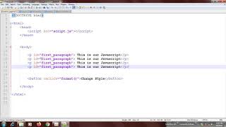 32. JAVASCRIPT TUTORIAL - Change element by class name