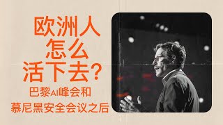 巴黎AI峰会和慕尼黑安全会议：欧洲被美国万斯骂醒了吗？未来如何“活下去”？！