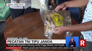 Pecatan TNI Tipu Janda | REDAKSI (08/10/21)