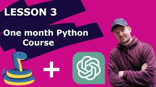 Python & ChatGPT Course. Lesson 3. Functions and modules